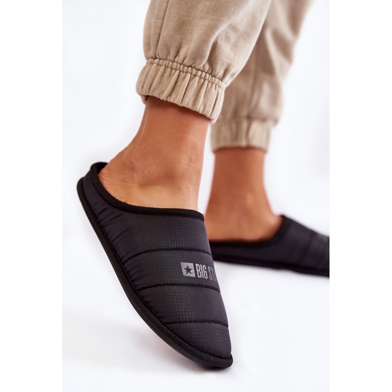 Klassiska tofflor för damer Big Star KK274602 Svart 2