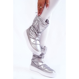 Damisolerade snöstövlar Big Star KK274195 Silver silver- 2