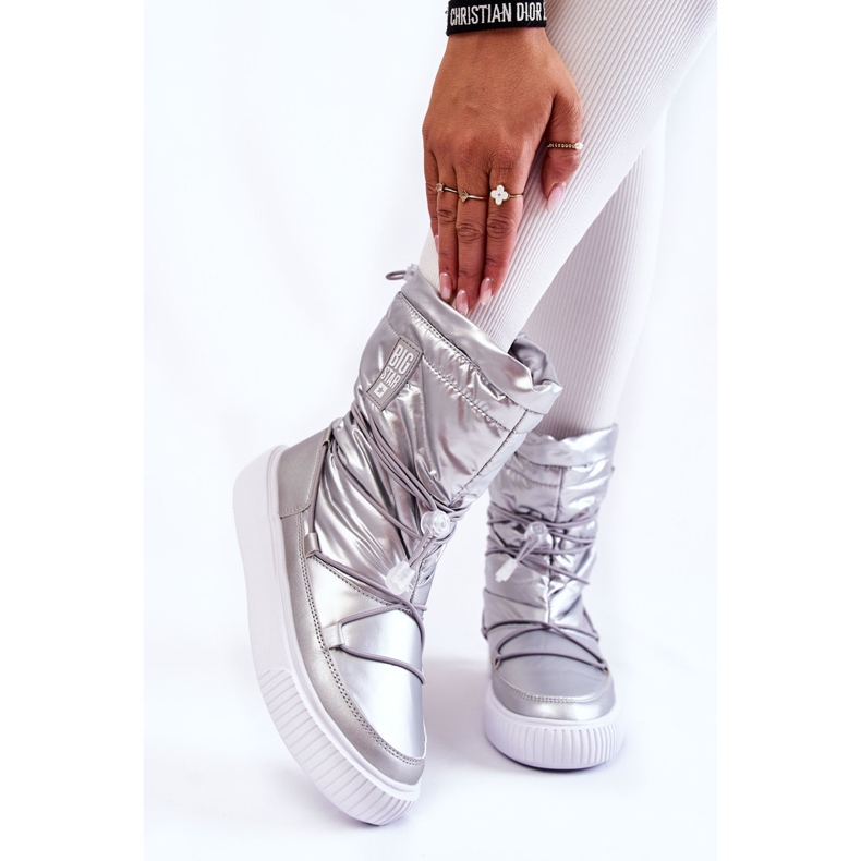 Damisolerade snöstövlar Big Star KK274195 Silver silver- 1