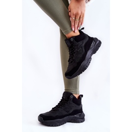 Höga sportskor dam Memory Foam System Big Star KK274356 Svart 1