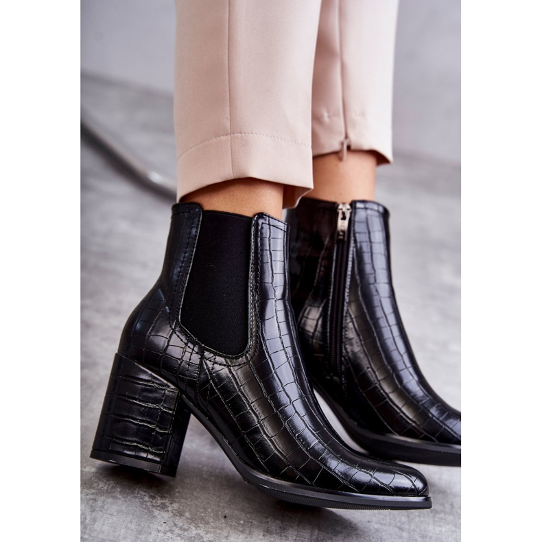 PL4 Snake Läderstövlar La.Fi 260038B-XC Svart 260038B-XC 5