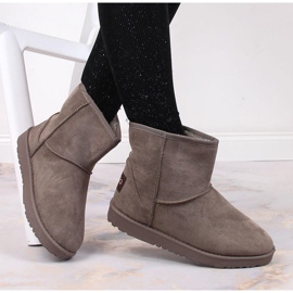 News Eskimostövlar för kvinnor, mockaisolerade NYHETER brun 1