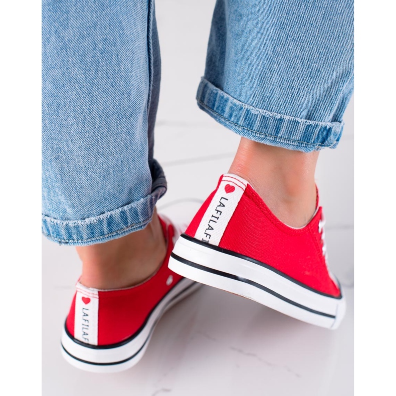 Klassiska LA.FI Sneakers röd 1