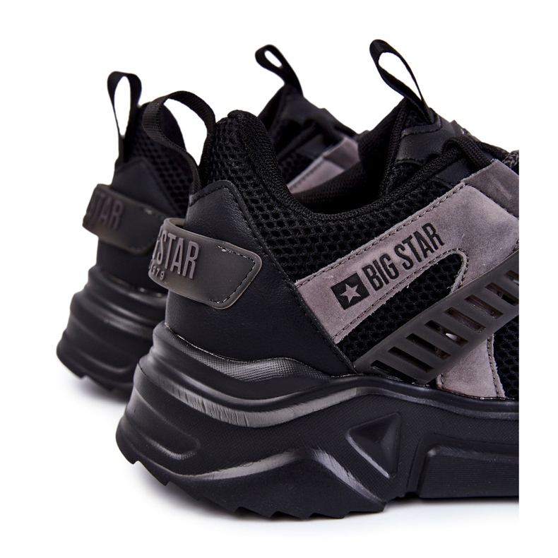 Lätta sportskor för män Big Star KK174054 Svart 2