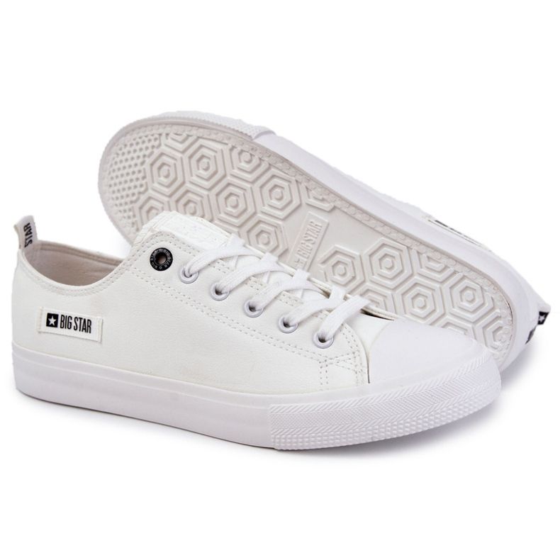 Låga sneakers för män Big Star KK174008 Vit 1