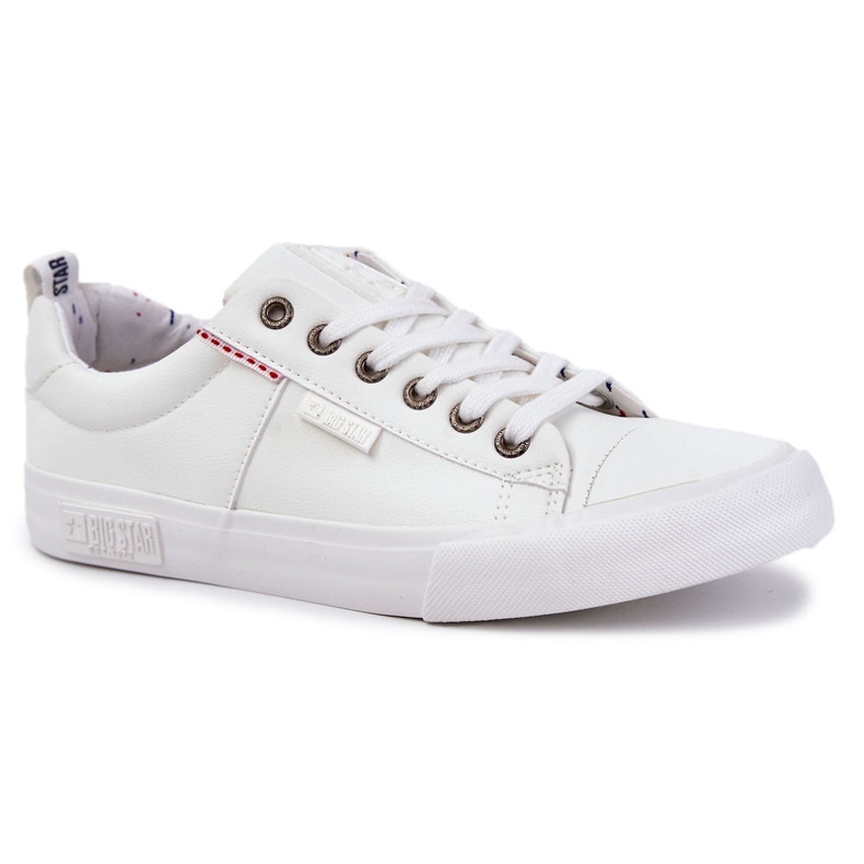 Låga herrsneakers Big Star KK174003 Vit 1