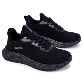 Lätta Sportskor för män Big Star KK174018 Svart 2