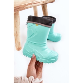 BEFADO S.A. Barns uppvärmda gummistövlar Befado 162X305 Mint grön 1