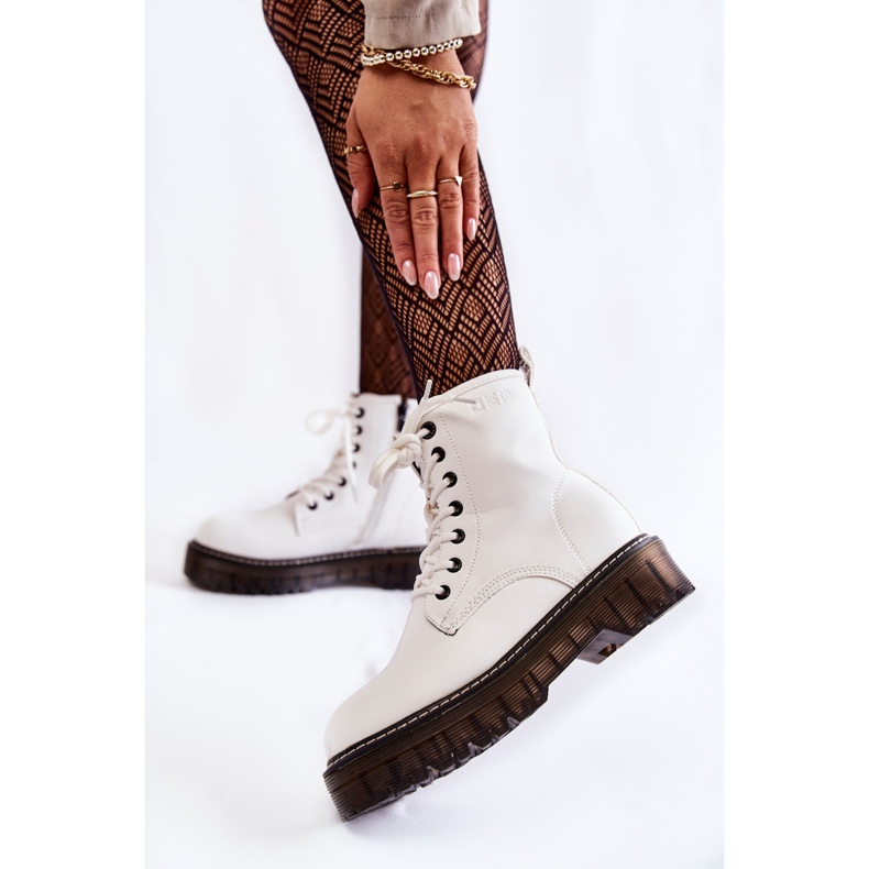 Damstövlar med dragkedja Big Star KK274536 Vit 2