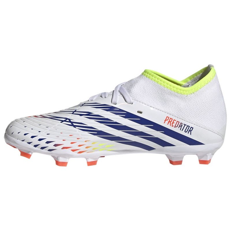 Adidas Predator Edge.3 Fg Jr GW0981 fotbollsskor vit vit 1