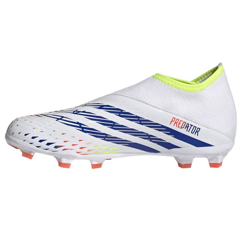 Adidas Predator Edge.3 Ll Fg Jr GW0984 fotbollsskor vit vit 1
