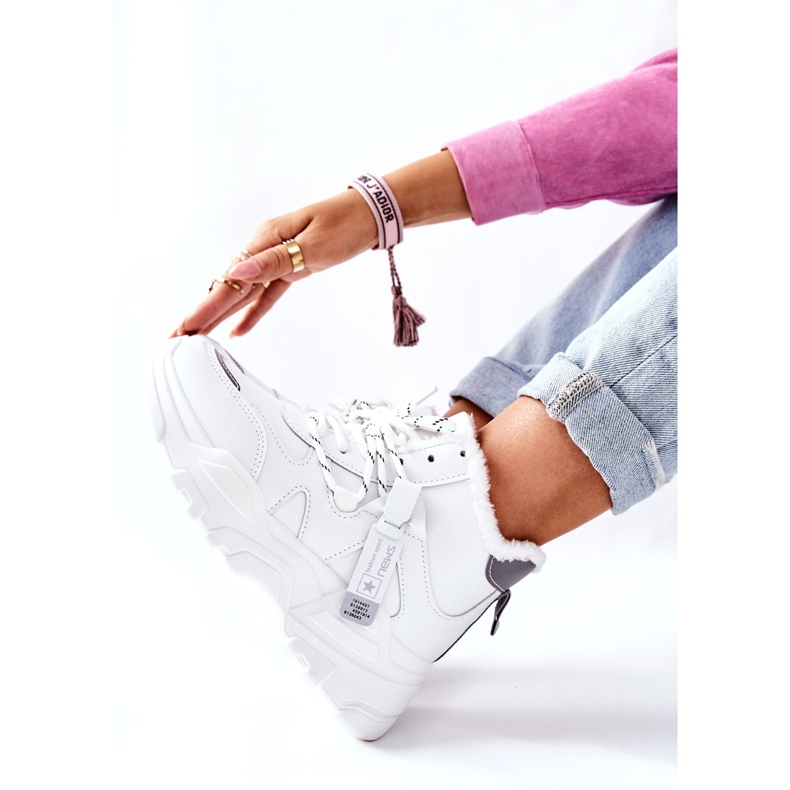 News Vita varma sneakers för damer Snow Kaphia 21BT26-4356 2