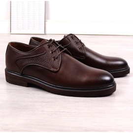 King Camp Snörningsskor i läder Kingle M SCA173B brun 2