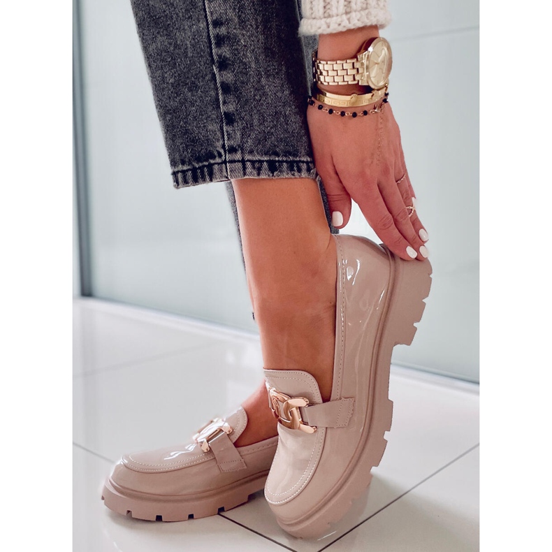 PA1 Sophie Beige loafers för dam 2