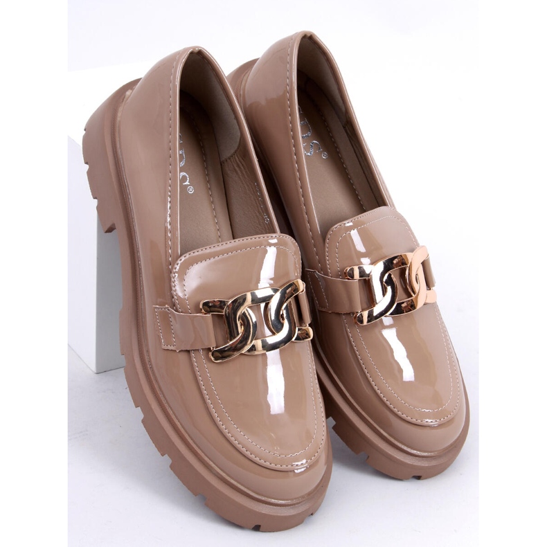 PA1 Sophie Khaki dam loafers beige brun 1