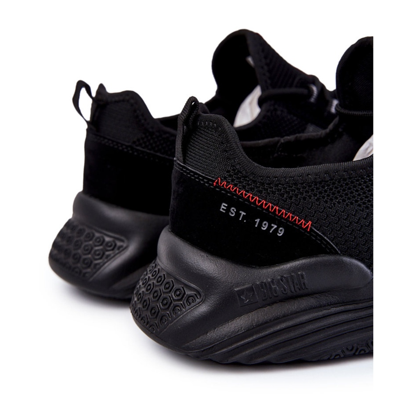 Herrsportskor Memory Foam Big Star KK174255 Svart 1