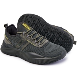 Sportskor för män Memory Foam Big Star KK174256 Khaki grön 1