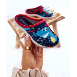 Barntofflor Inblu B9000049 Marinblå röd 1