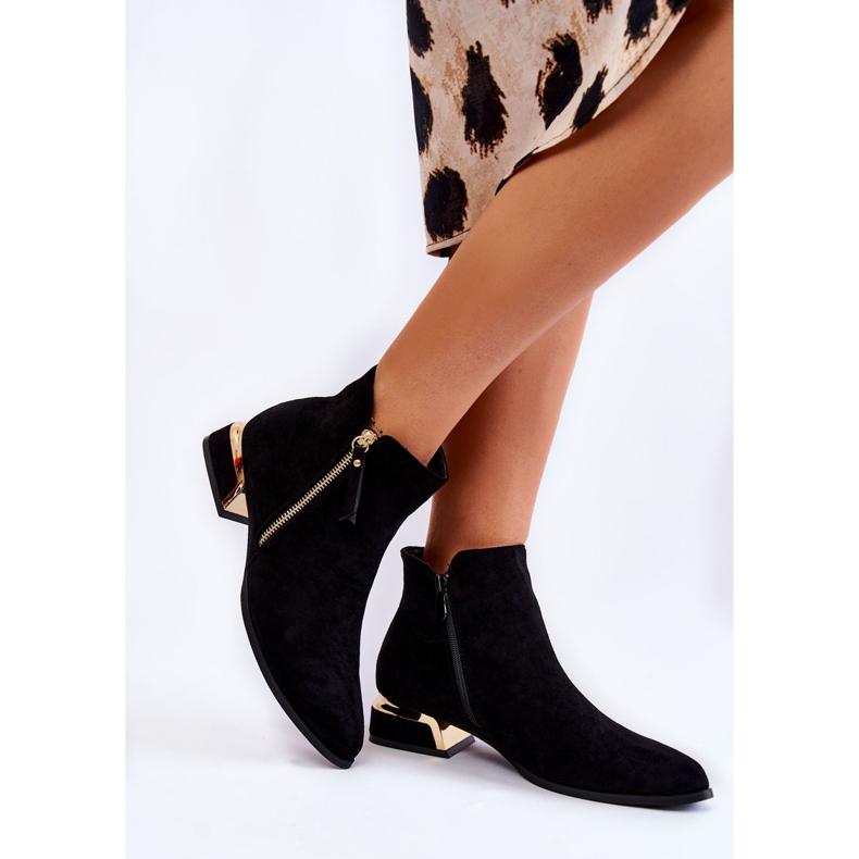 PS1 Mocka varma stövlar för kvinnor Svart Laufey 2