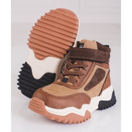 Pojkstövlar, isolerade Shelovet brun 1