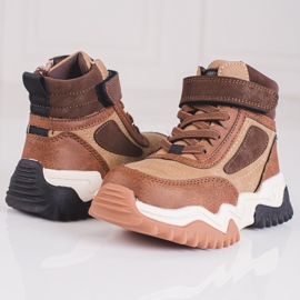 Pojkstövlar, isolerade Shelovet brun 2