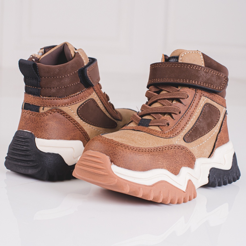 Pojkstövlar, isolerade Shelovet brun 2