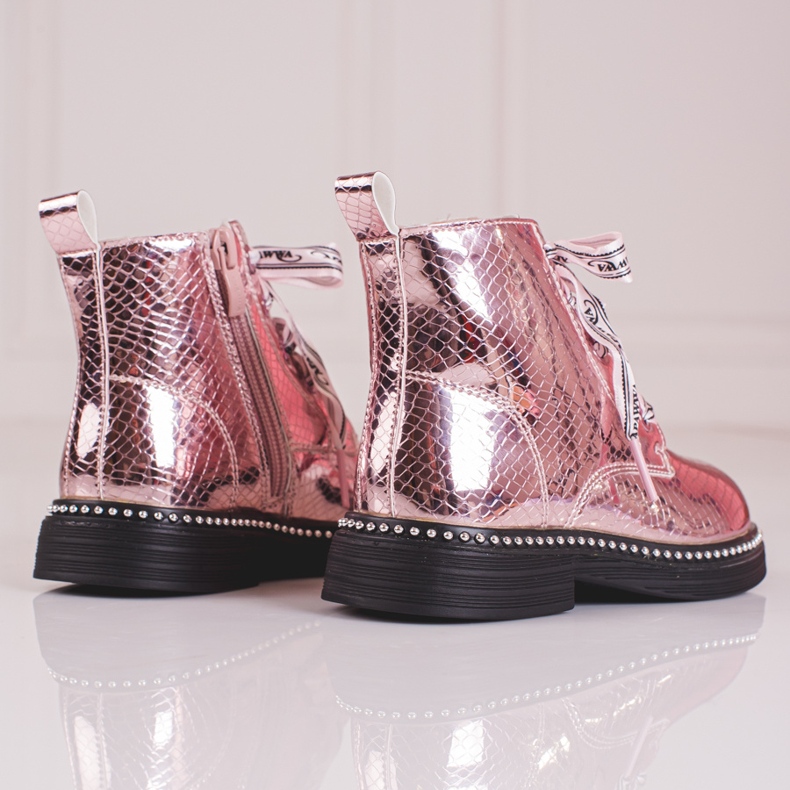 Eleganta tjejstövlar Shelovet rosa 1