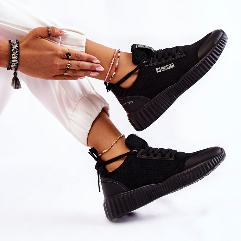 Damsneakers Big Star KK274063 Svart 1