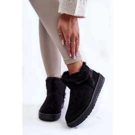 Svarta snöstövlar för kvinnor Big Star KK274622 1