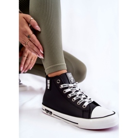 Klassiska högisolerade sneakers Big Star KK274598 Svart 1