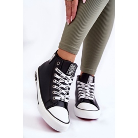 Klassiska högisolerade sneakers Big Star KK274598 Svart 2