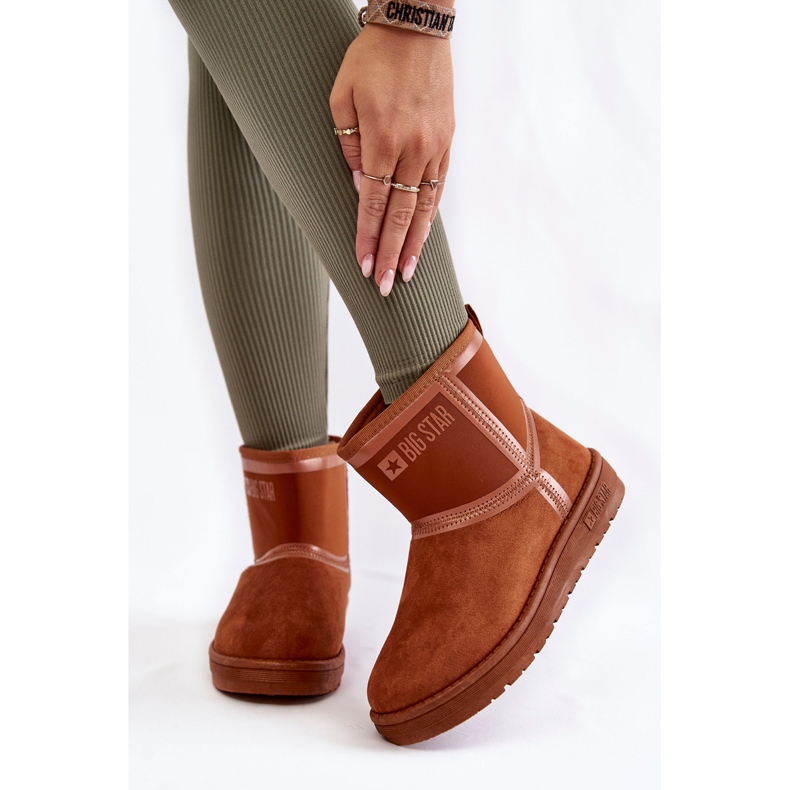 Slip-On Snow Boots för kvinnor Big Star KK274612 Brun 1