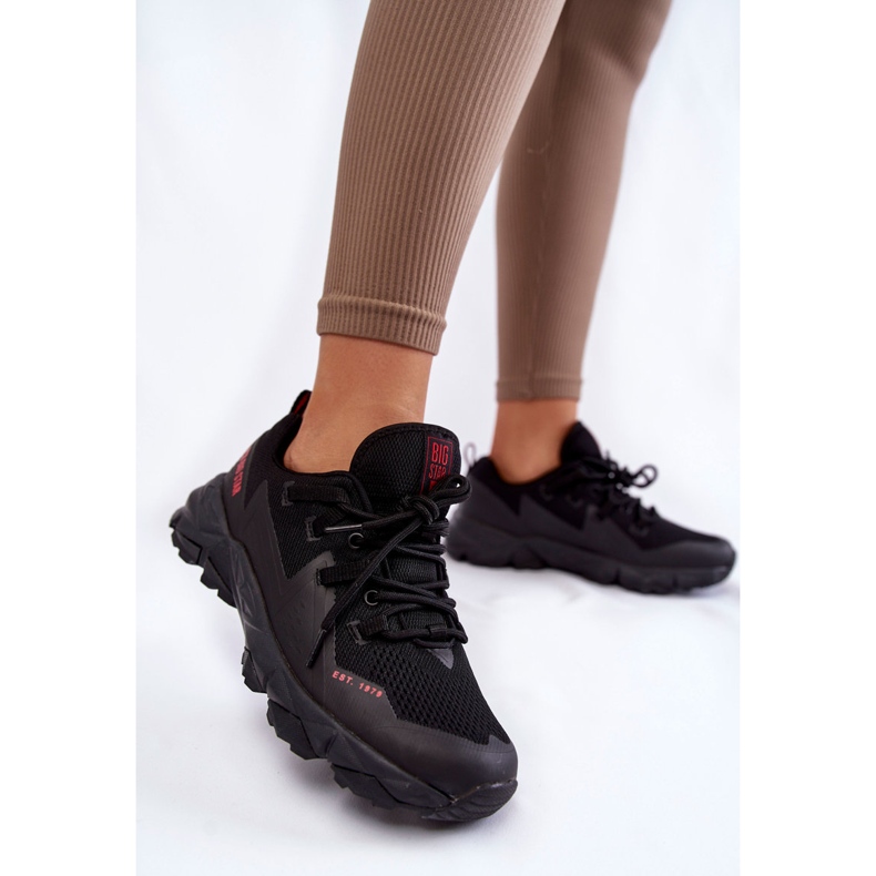 Dam Sneakers Memory Foam System Big Star KK274211 Svart 2