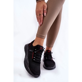 Dam Sneakers Memory Foam System Big Star KK274345 Svart 1