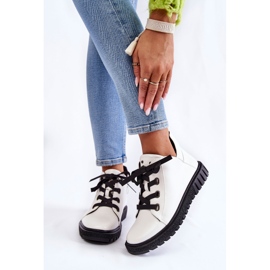 Eko-läderskor Sergio Leone PB210 Vit 1