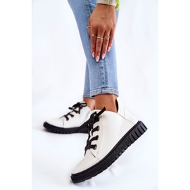 Eko-läderskor Sergio Leone PB210 Vit 2