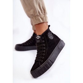 Svarta Lee Cooper LCJ-22-31-1432L High Sneakers 1