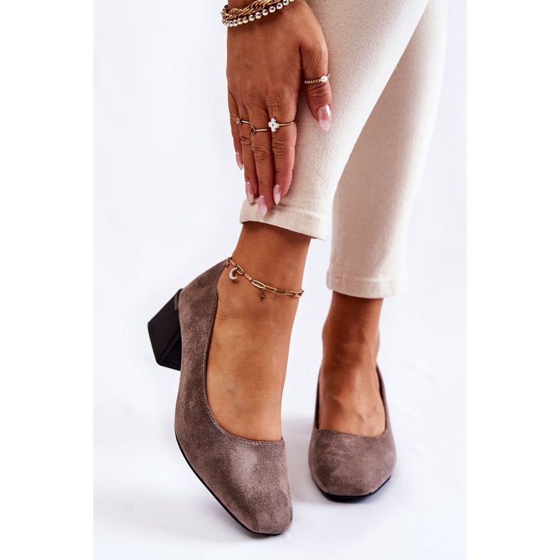 Mocka Pumps La.Fi 230034G-SU Grå mångfärgad 1