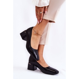 Läderpumpar La.Fi 230034B-QN Svart 2