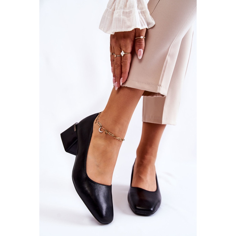 Läderpumpar La.Fi 230034B-QN Svart 1