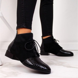 Stövlar isolerade med ormskinn Filippo W PAW267A svart 2