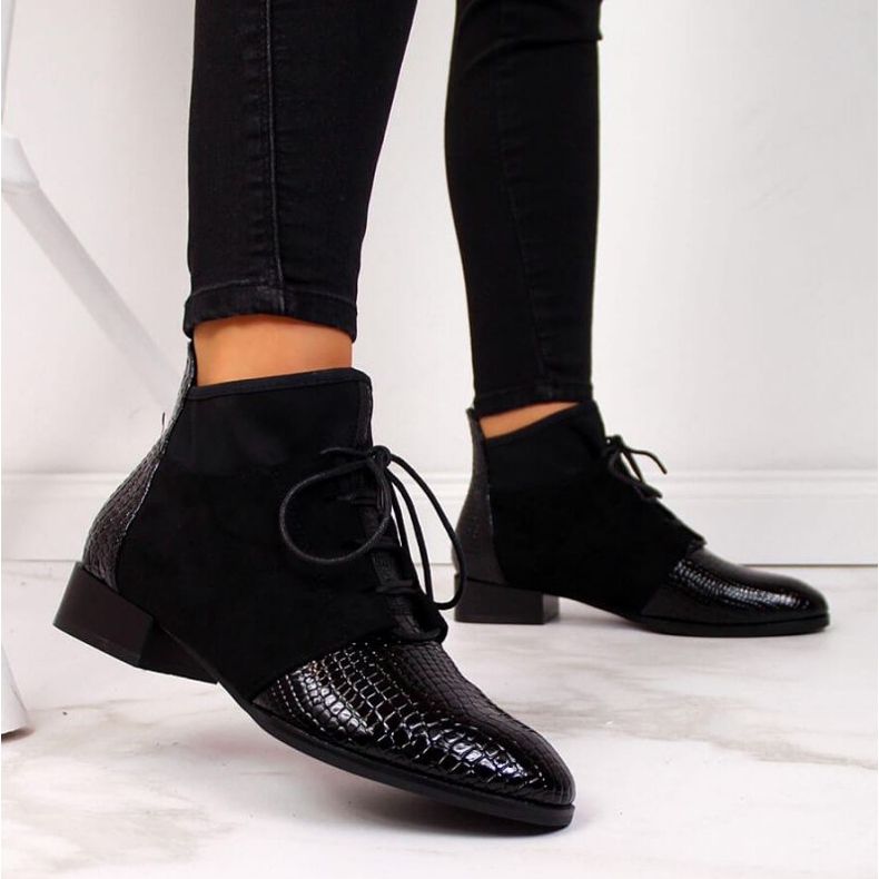 Stövlar isolerade med ormskinn Filippo W PAW267A svart 2