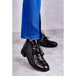 S.Barski Patentstövlar med dekoration, svart 2