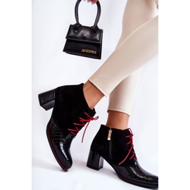 PA2 Damstövlar På Låg Klack Svart Ebba 2