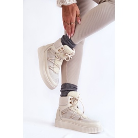 PL4 Snöskor för kvinnor La.Fi 280072W-QN Ljus beige 2