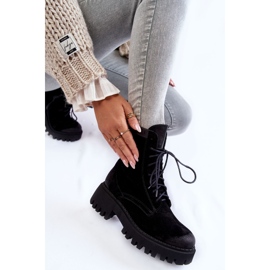 PL5 Klassiska mocka svarta varma stövlar Caima 1