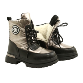 Girls 'Snow Boots Evento 22DZ23-5258 Pepter svart 4