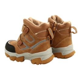 Stövlar Trappers Med kardborre Camel News 22DZ23-5251 beige gul 3