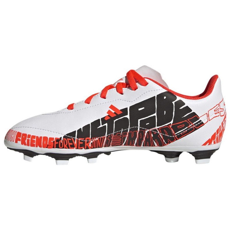 Adidas X Speedportal.4 FxG Jr GW8398 fotbollsskor mångfärgad vit 1