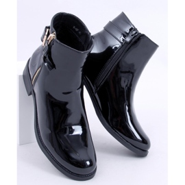 PA1 Lackade stövlar Frankie Black svart 1